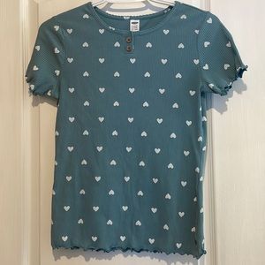 T-shirt motifs cœur